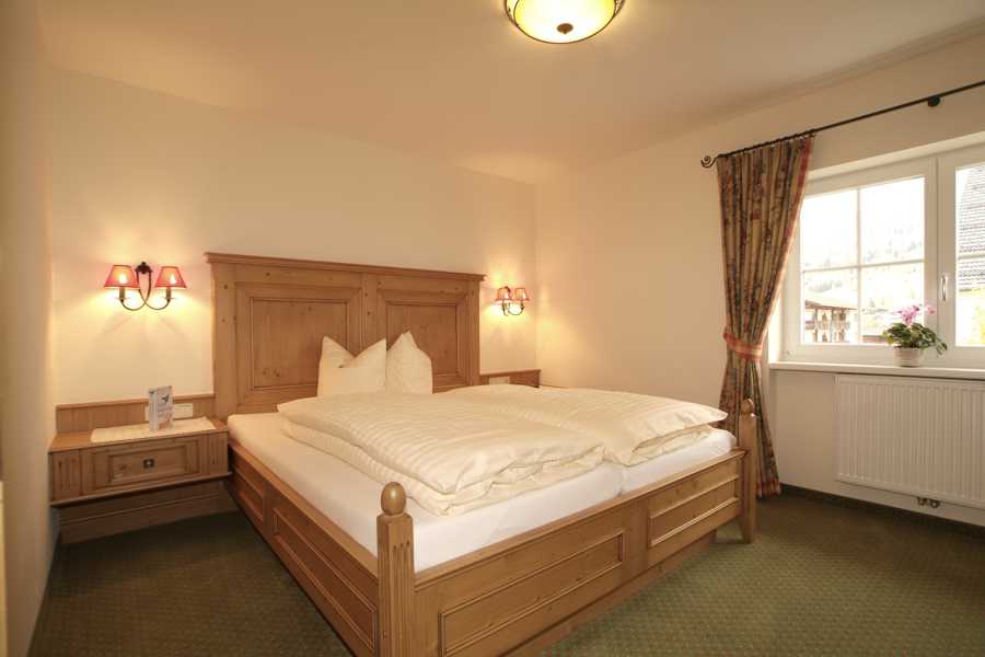 Schlafzimmer im Apartment Bergschuh